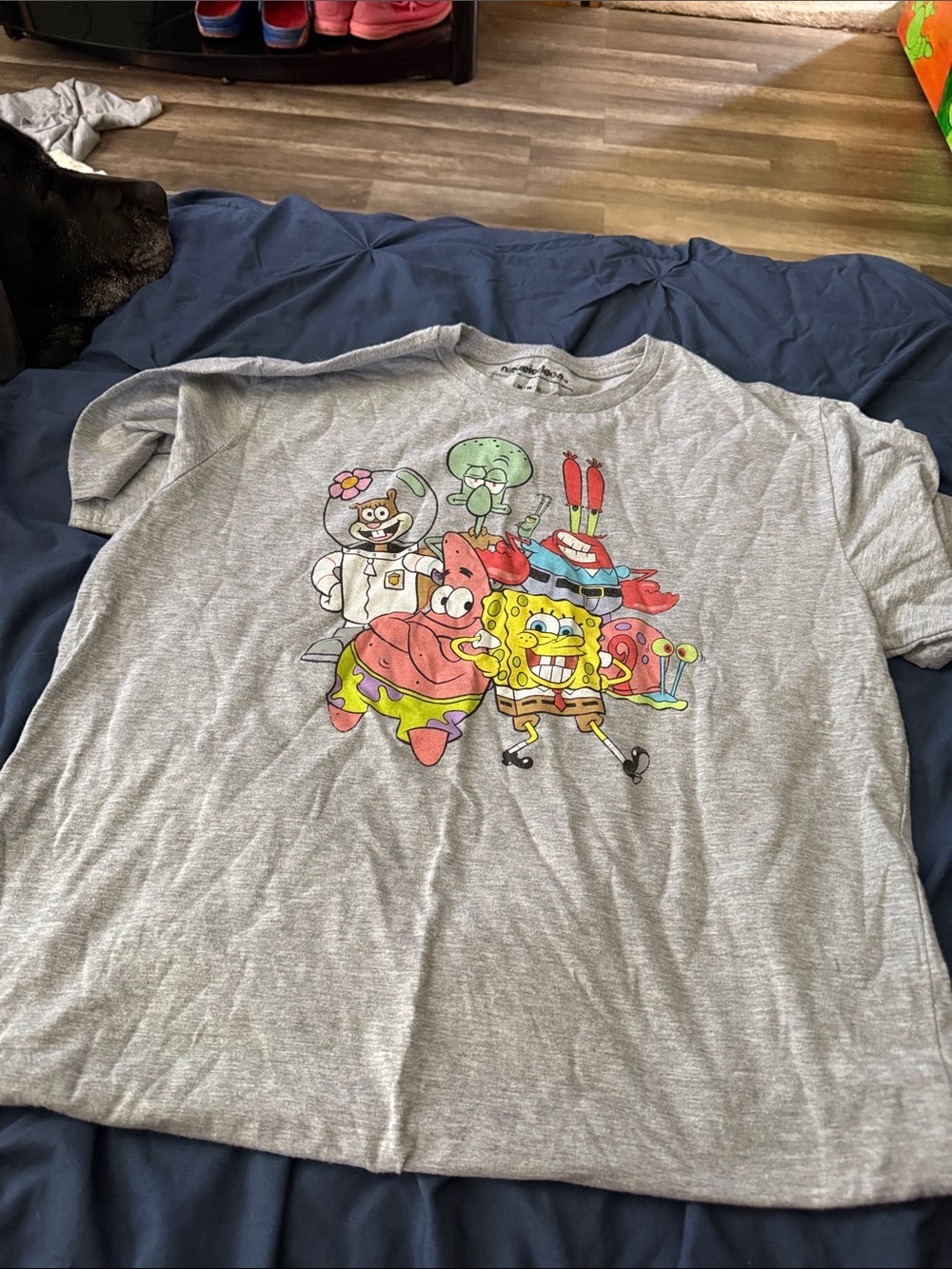 SpongeBob SquarePants Gray woman’s Graphic Tee